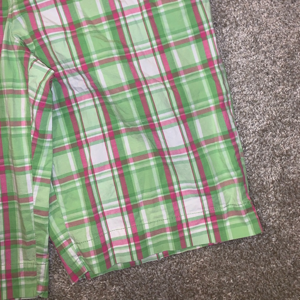 NY & Company Manhattan Plaid Chino shorts size 12 - Picture 6 of 12